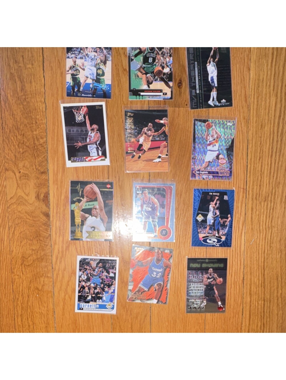 #3 Fleer Upper Deck Edge NBA 1998 Basketball Trading Card Lot 12 Cards